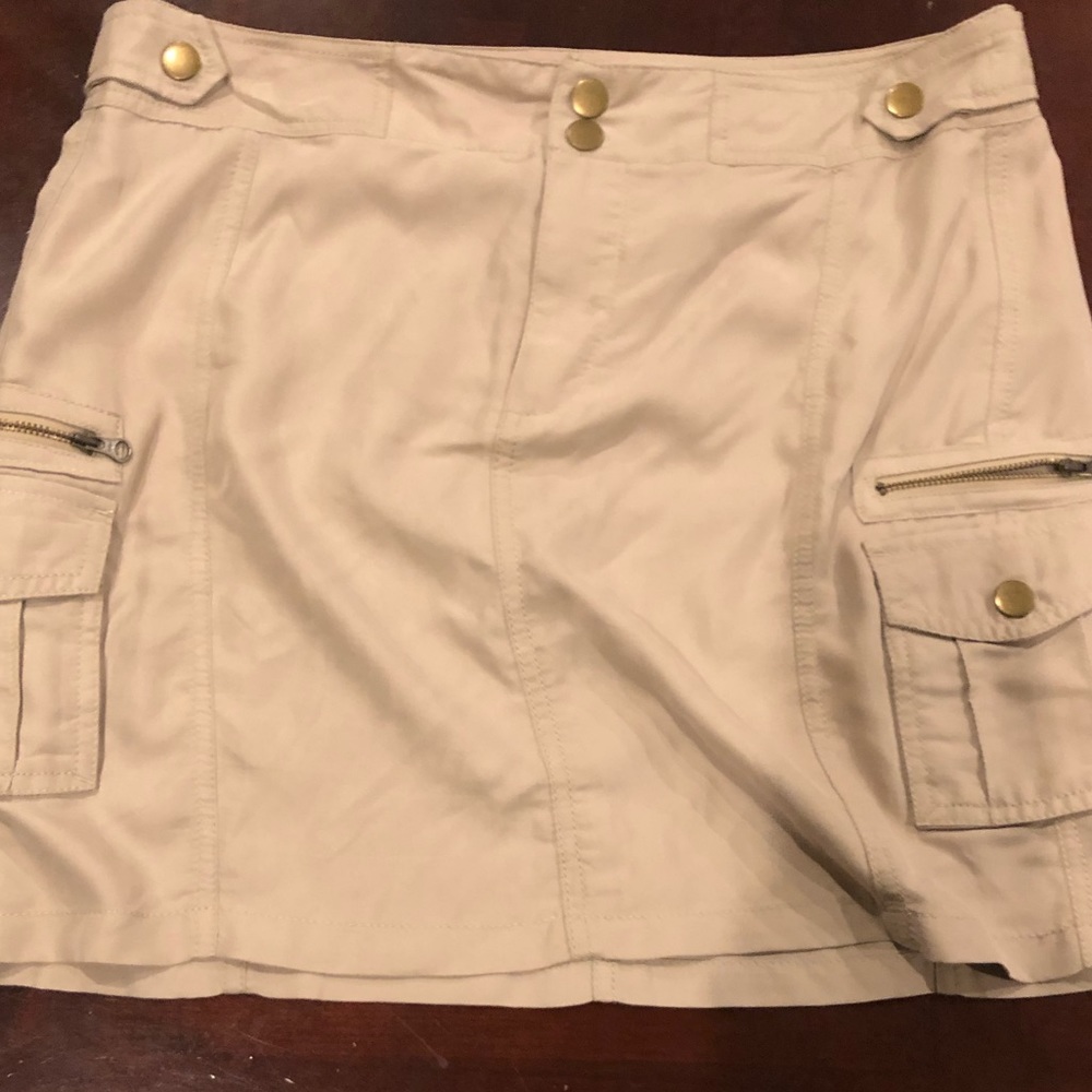 Loft tan skirt